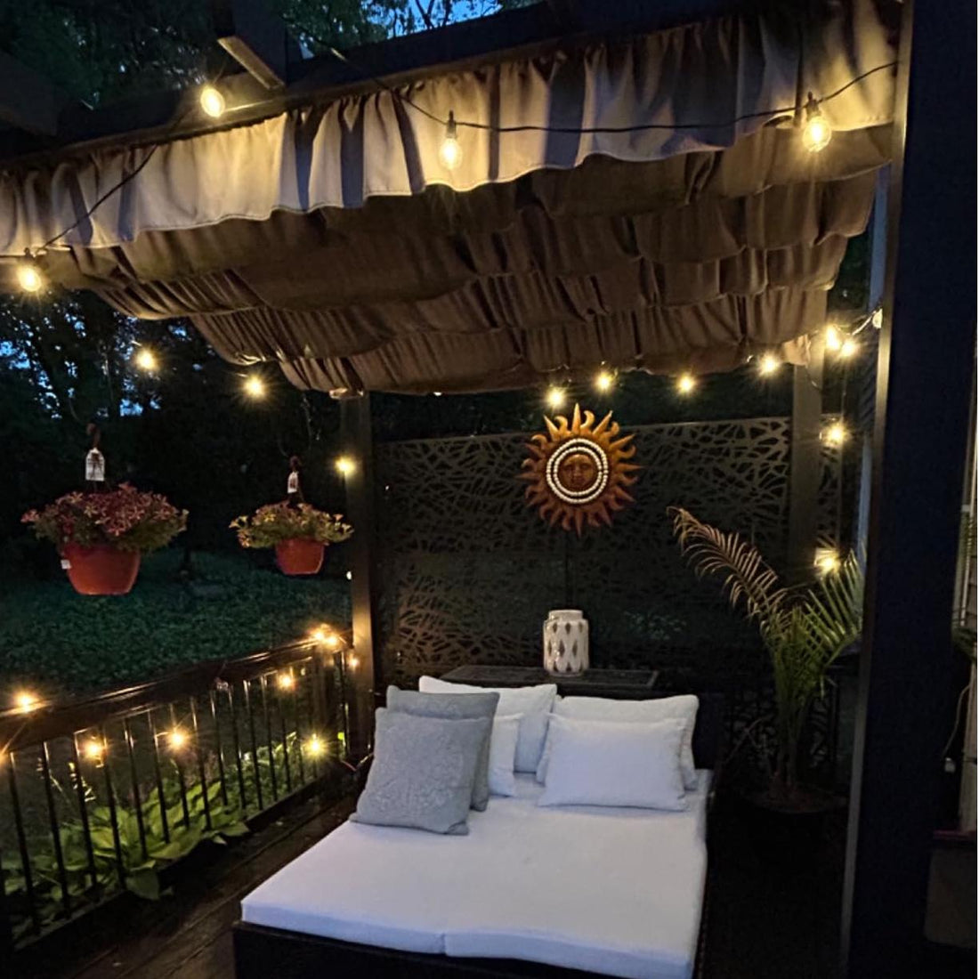exterior bulb string lights
