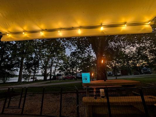 Gluroo string light deck ideas
