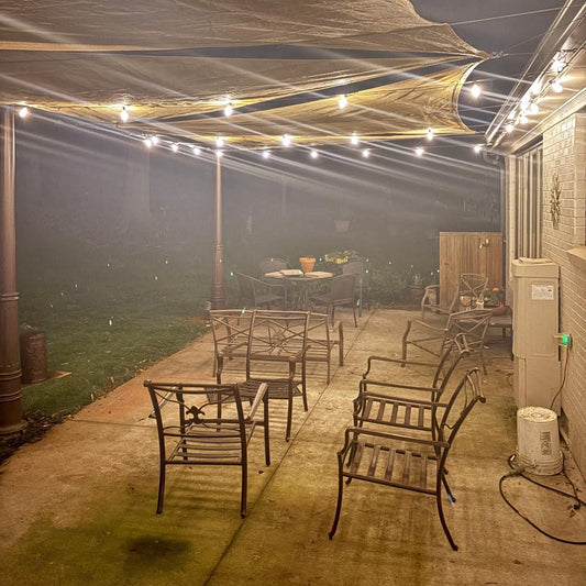 Illuminate Your Outdoors with Gluroo Outdoor String Light 120FT.
