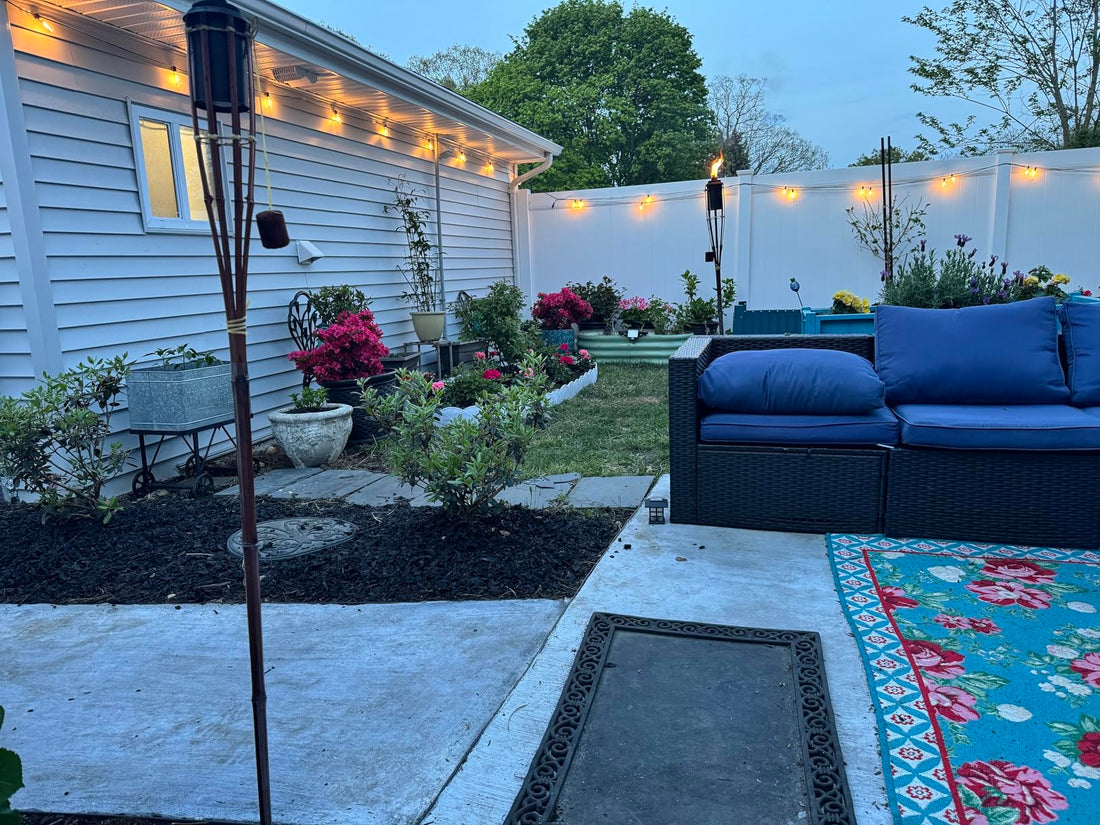 GLUROO ST38 remote outdoor string lights