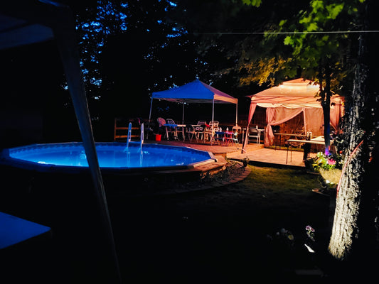 Gluroo outdoor string light fixtures
