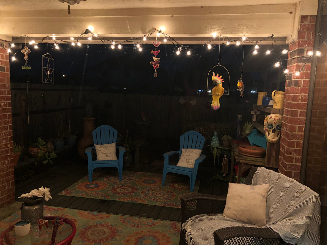 backyard string light ideas