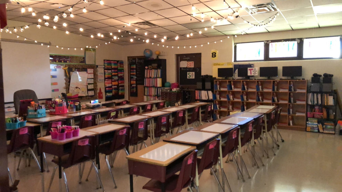 String Lights Classroom