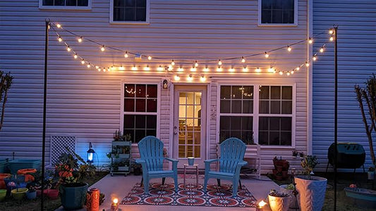 String Light Camping