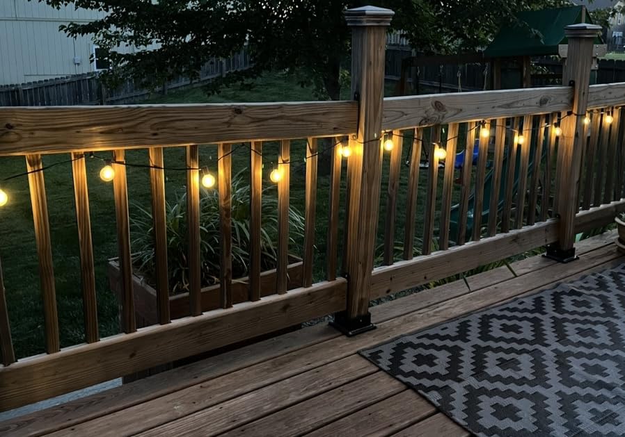 diy outside solar string lights