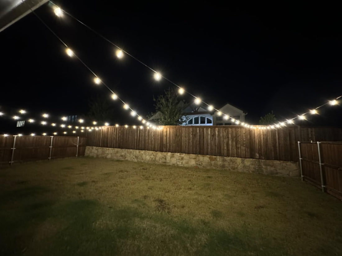 Gluroo string light for garden