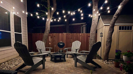 Gluroo pergola string lights​