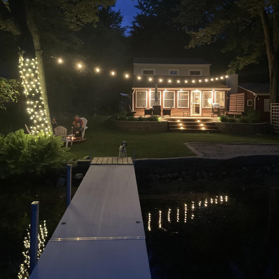 Gluroo s14 outdoor solar string lights