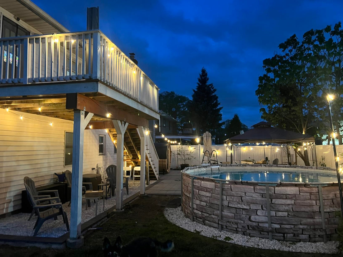 Gluroo st38 patio string lights