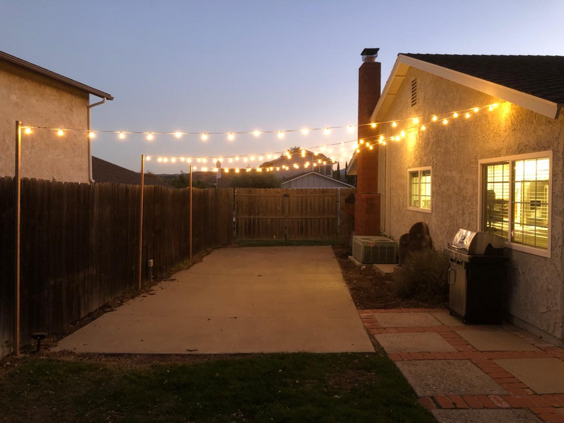 outdoor solar string lights