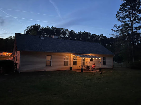 solar powered string lights