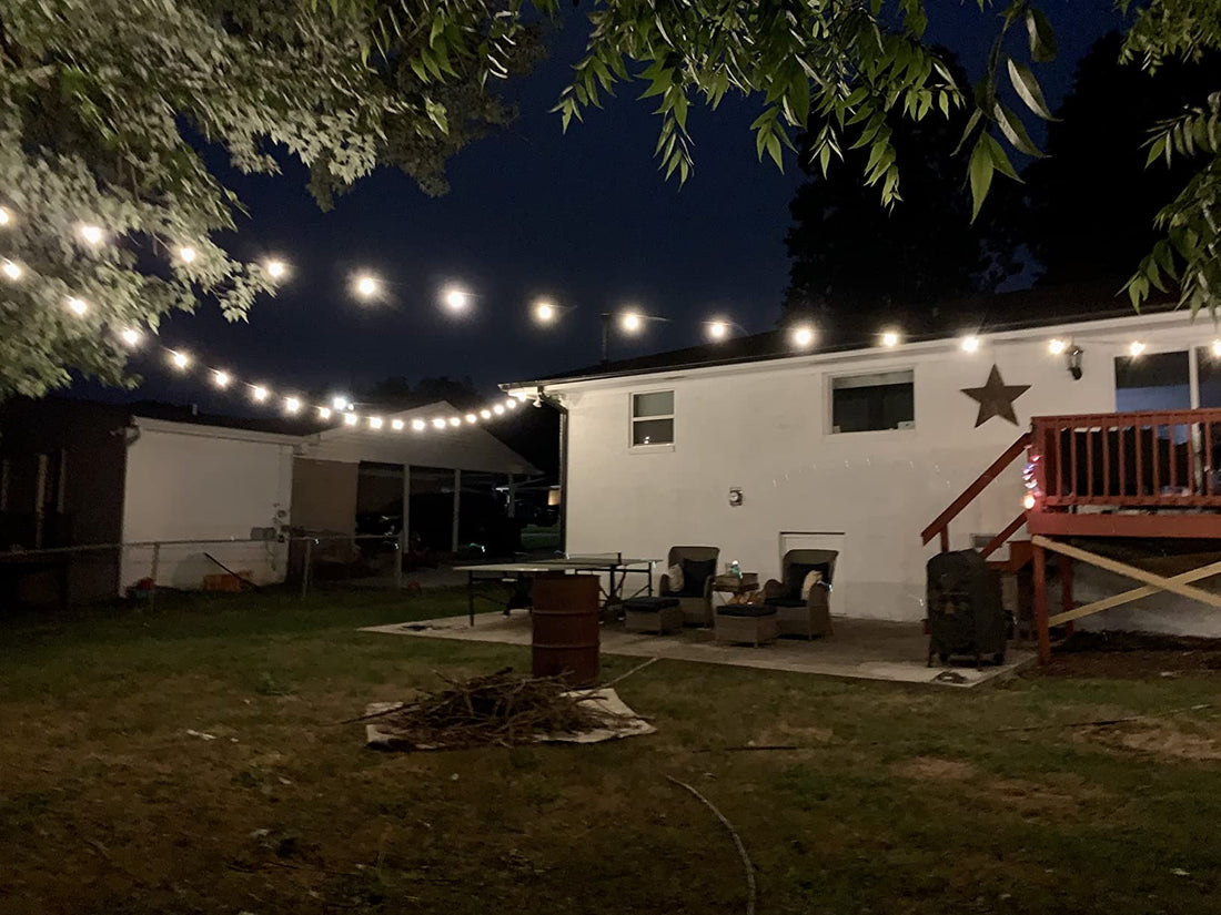 string light for fence