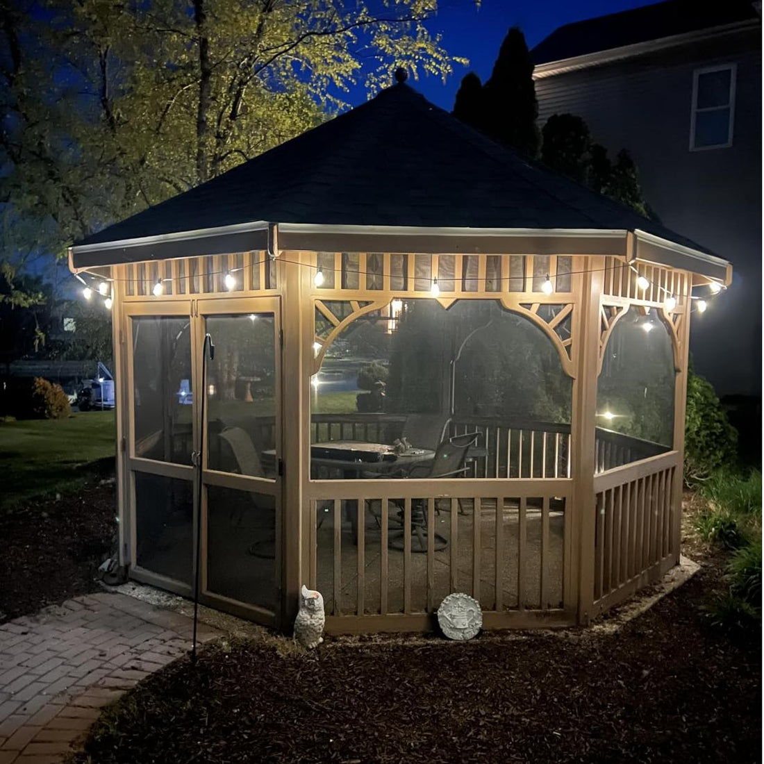 Gluroo String Light Bulbs LED: Energy-Efficient Outdoor Lighting with Timeless Charm