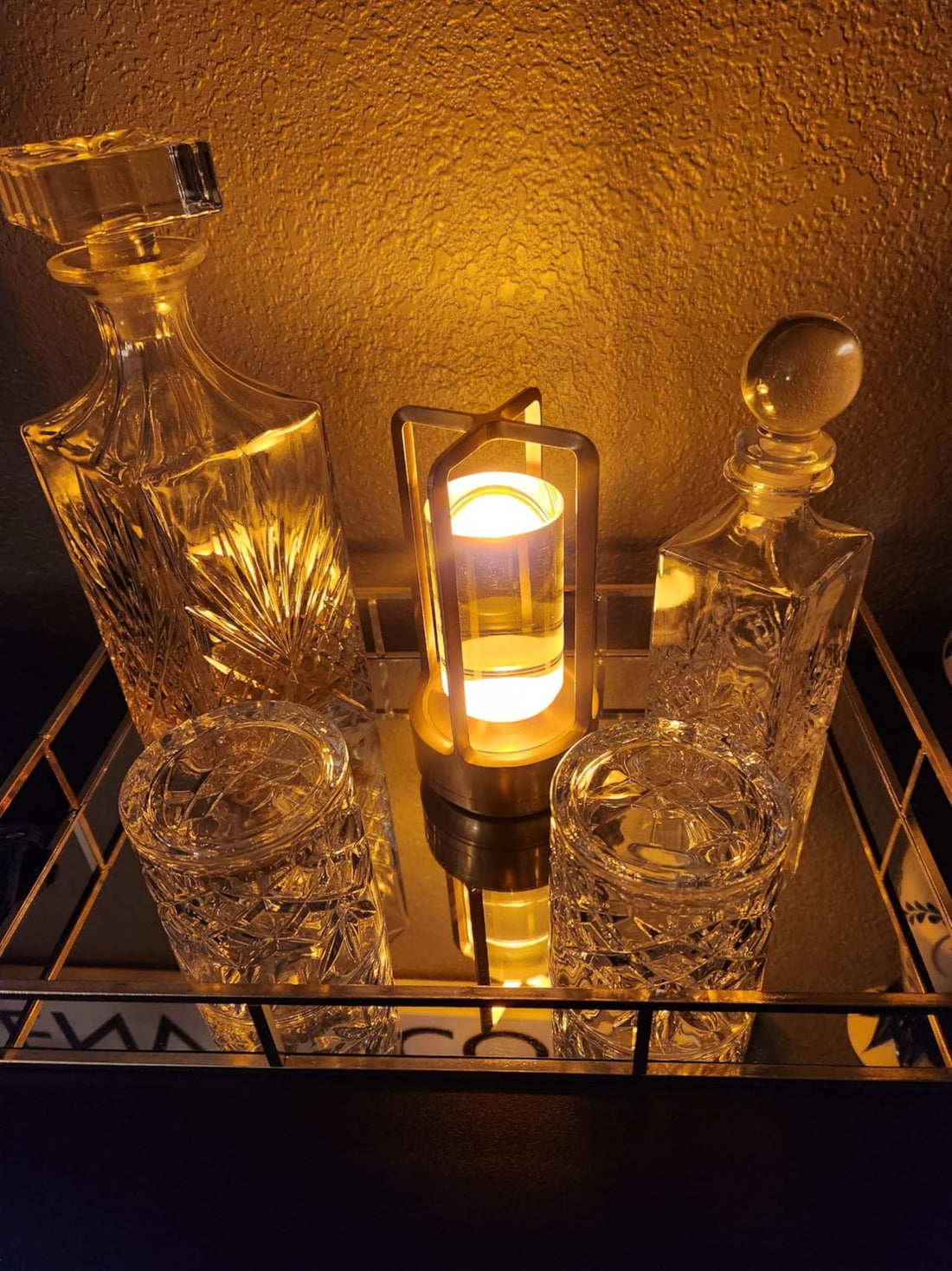 crystal lamp