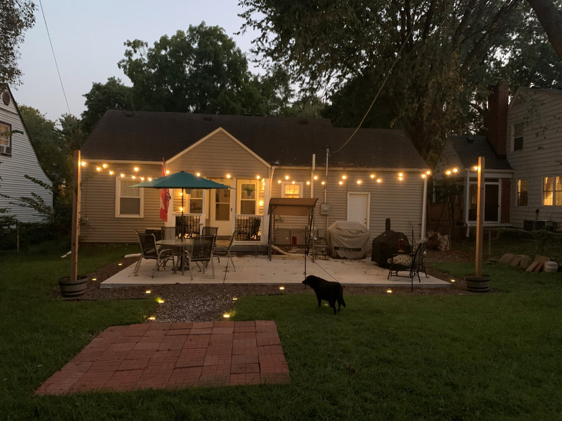 outdoor solar led string lights