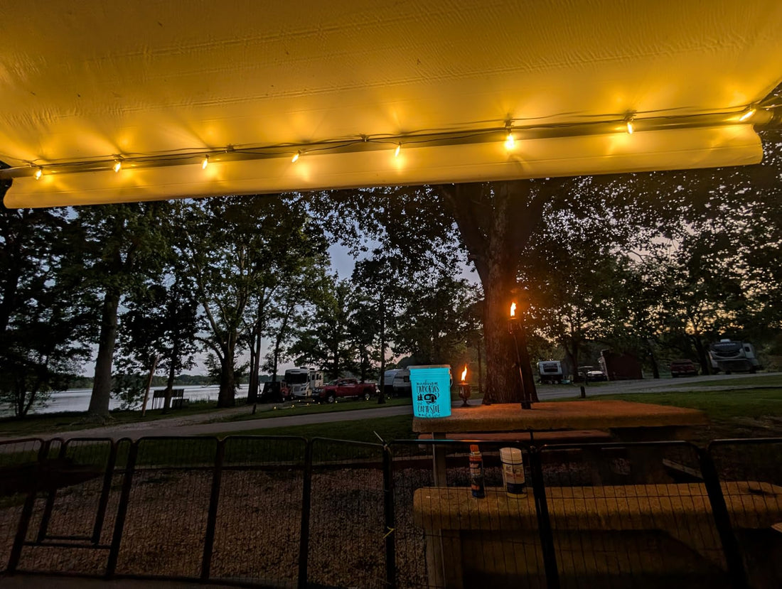 Gluroo string light deck ideas