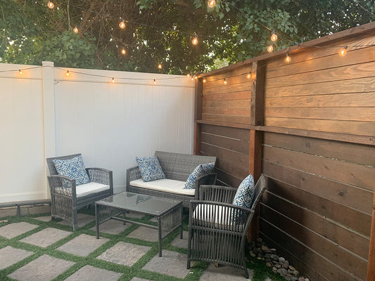 Gluroo patio outdoor string lights