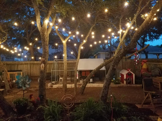 Patio String Lights Idea