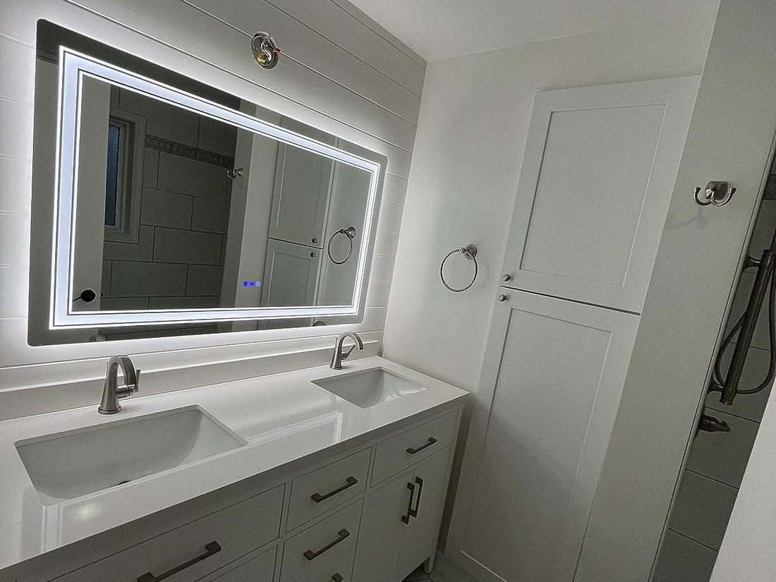 mirror with led light