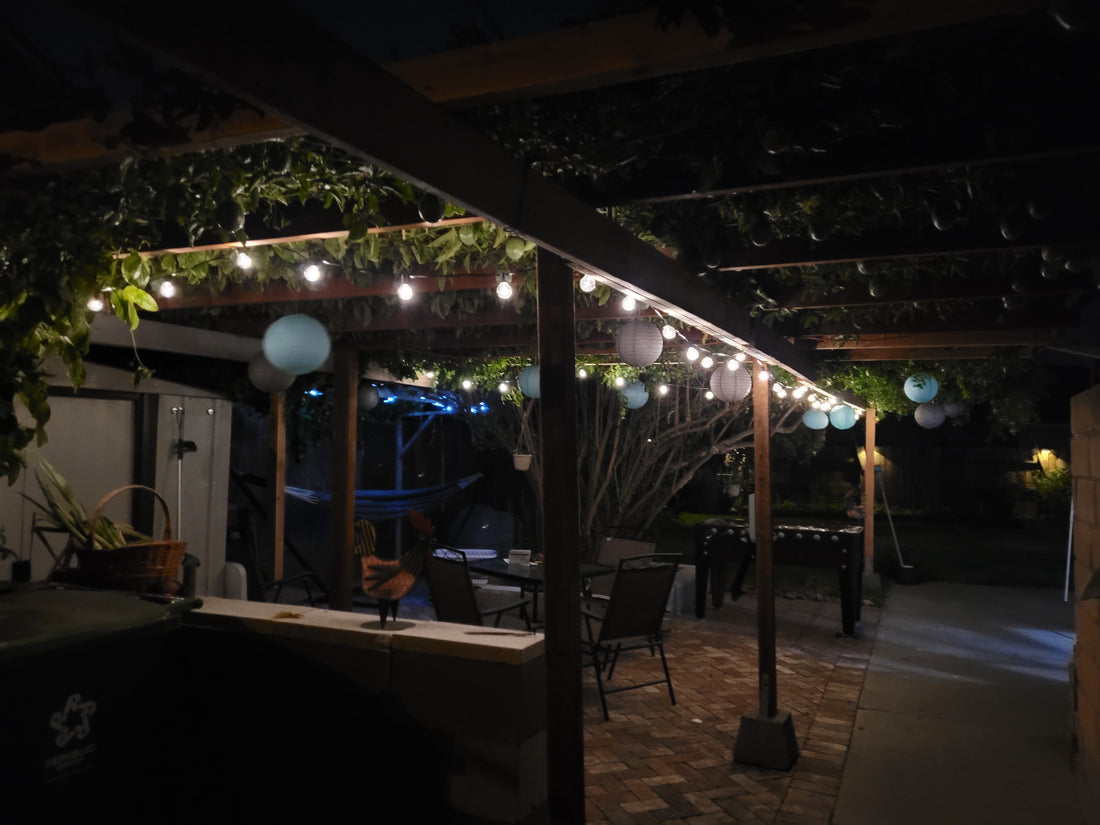 solar string lights outdoor