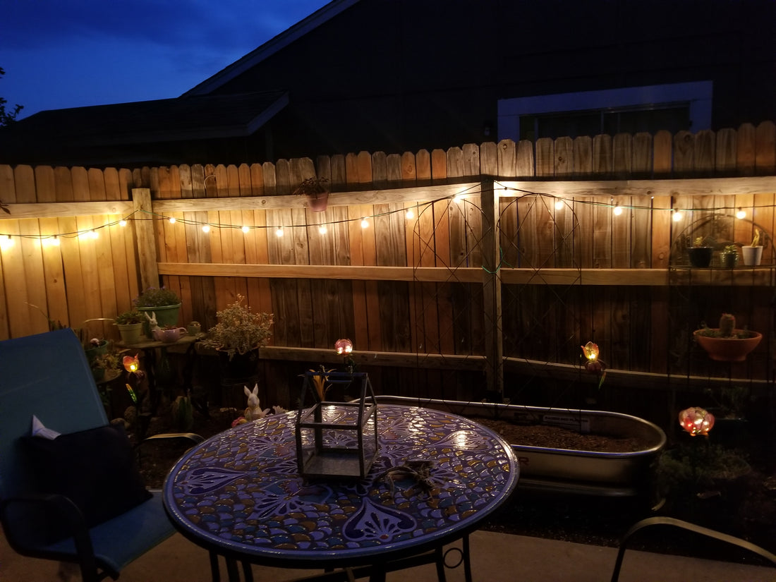 waterproof outdoor solar string lights