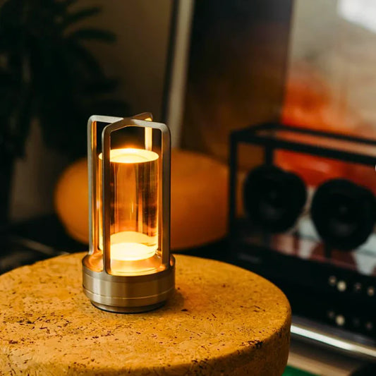 crystal bedside lamp