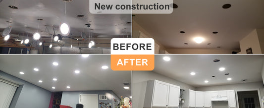 Recessed Lights Before And after