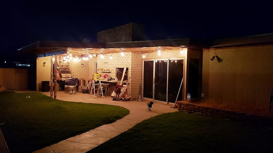 String Light Outdoor Idea