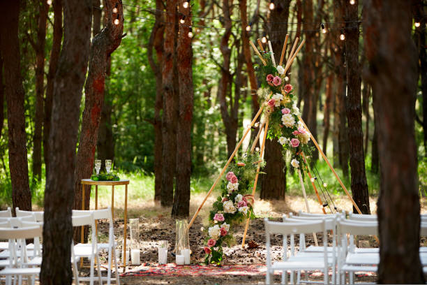 string lighting for wedding 