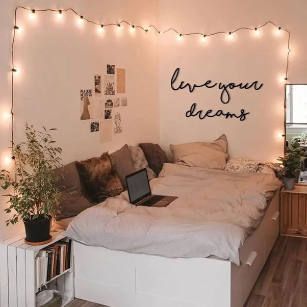 Illuminate Your Sanctuary Creative String Light Room Decoration Ideas