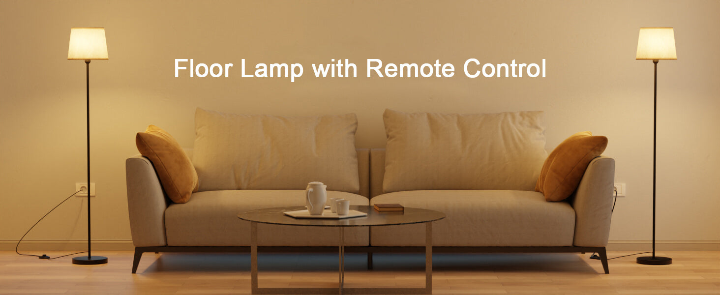 Floor Lamp with Remote Control