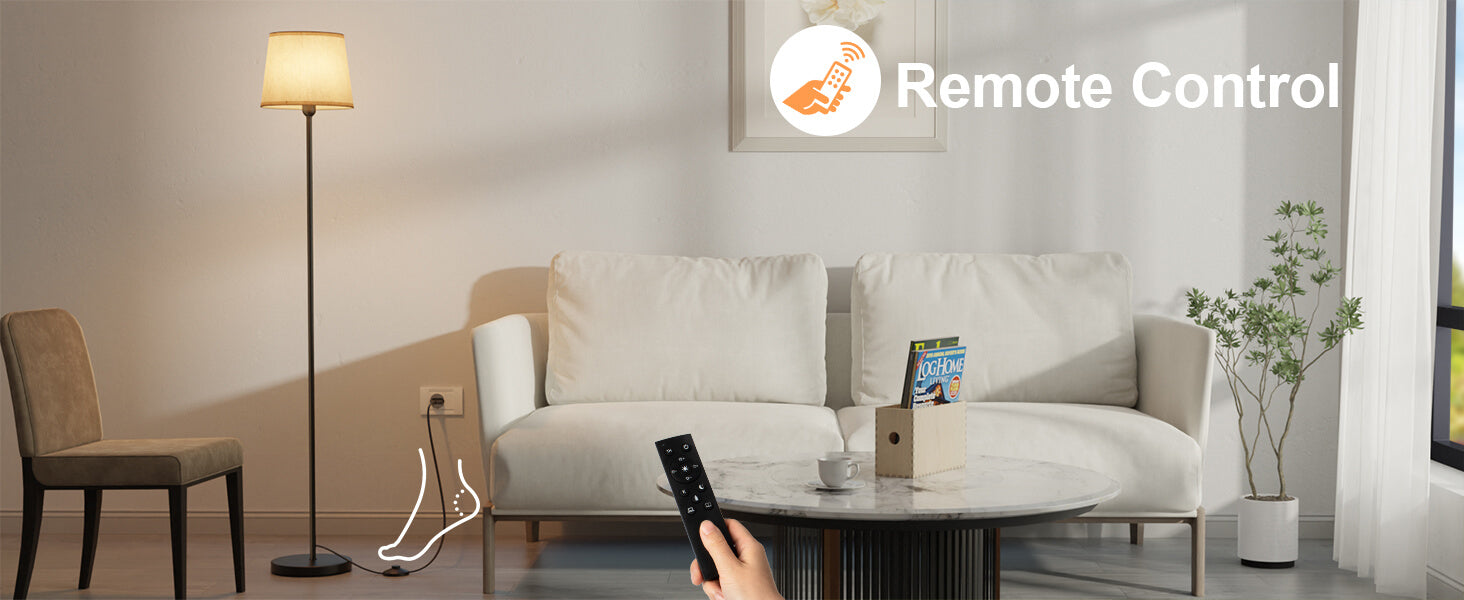 Floor Lamp with Remote Control