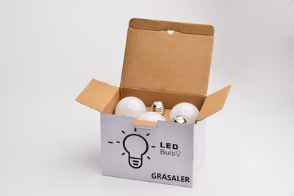 GRASALER  LED light bulbs; 100 Watt Equivalent LED Bulbs, Daylight White 5000K, 1500LM, E26 Base, Non-Dimmable, 13W Bright LED Bulbs, 4-Pack