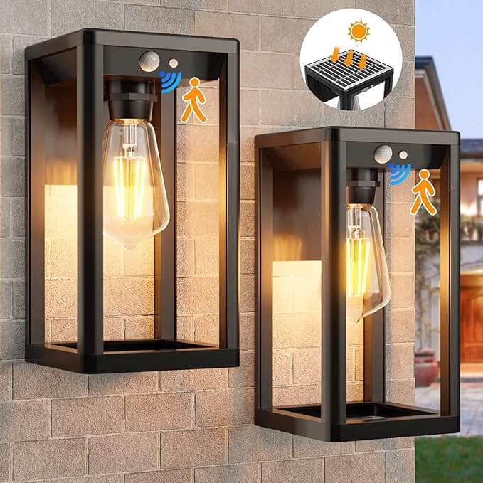 Solar Halloween Decorations Lights Wall Lights Outdoor with Motion Sensor