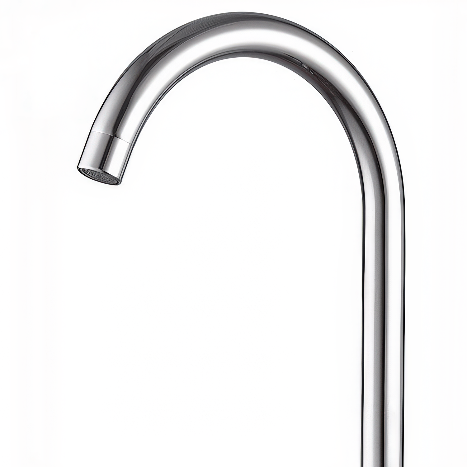 Kitchen Faucet Spout Replacement, High Arc Swivel Water Outlet, Brushed Stainless Steel Finish