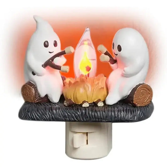 Gluroo Ghost Campfire Night Light