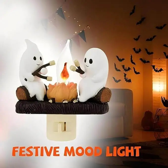 Gluroo Ghost Campfire Night Light