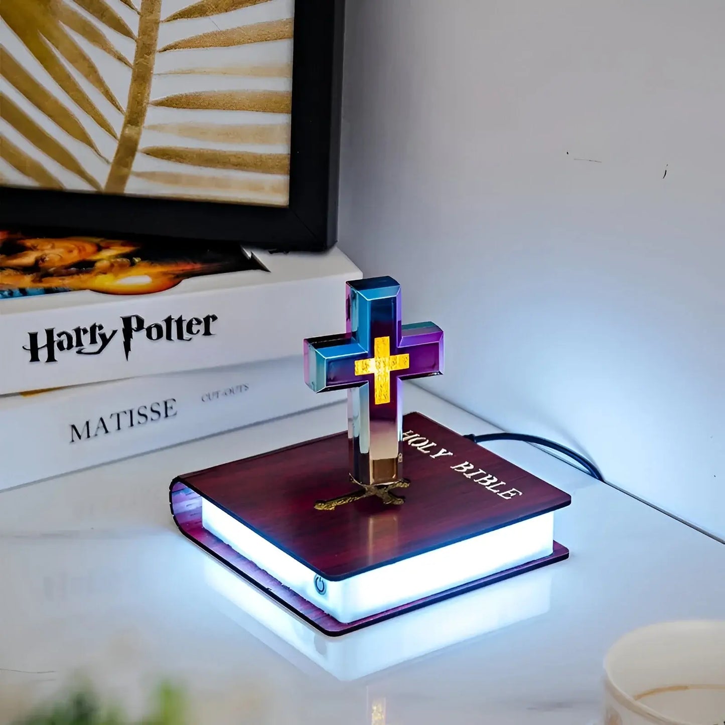 Gluroo™ Handmade Floaty Cross Led RGB Light