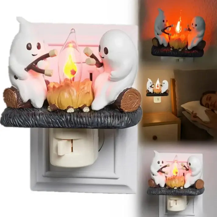 Gluroo Ghost Campfire Night Light