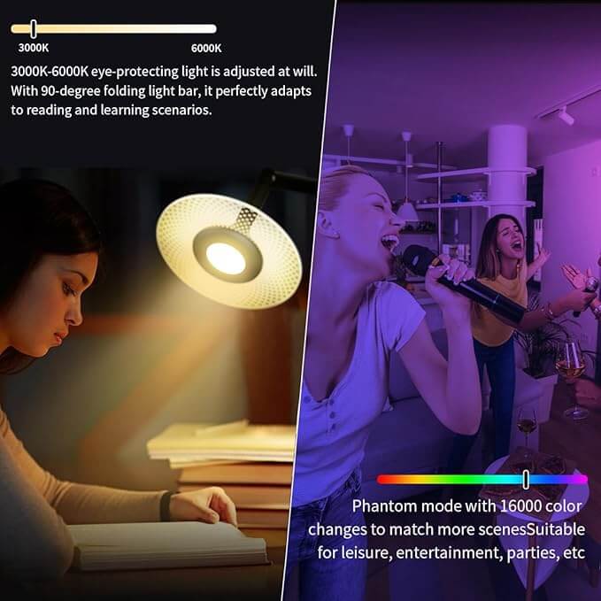 RGBW Smart LED Corner Lamp with Music Sync