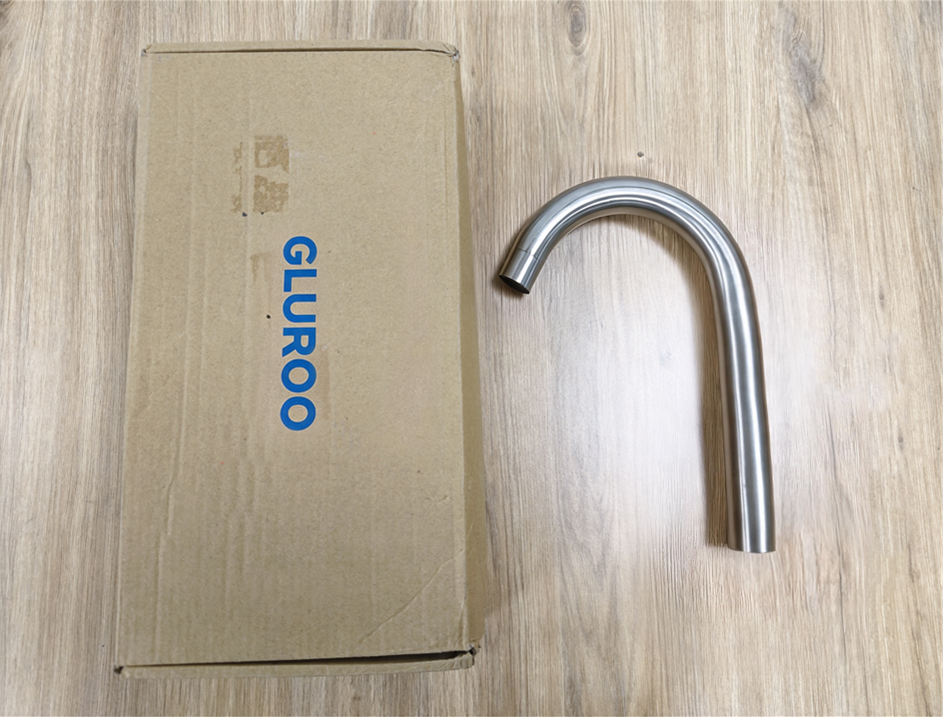 Kitchen Faucet Spout Replacement, High Arc Swivel Water Outlet, Brushed Stainless Steel Finish