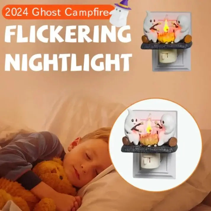 Gluroo Ghost Campfire Night Light