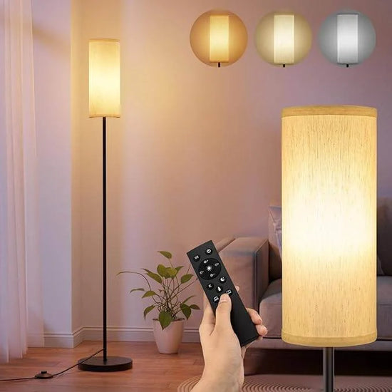 Living Room Floor Lamp with Remote Control