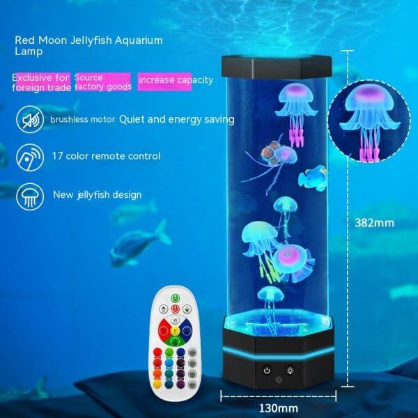 Gluroo™Jellyfish Lava Lamp 17 Colors Changing 15inch