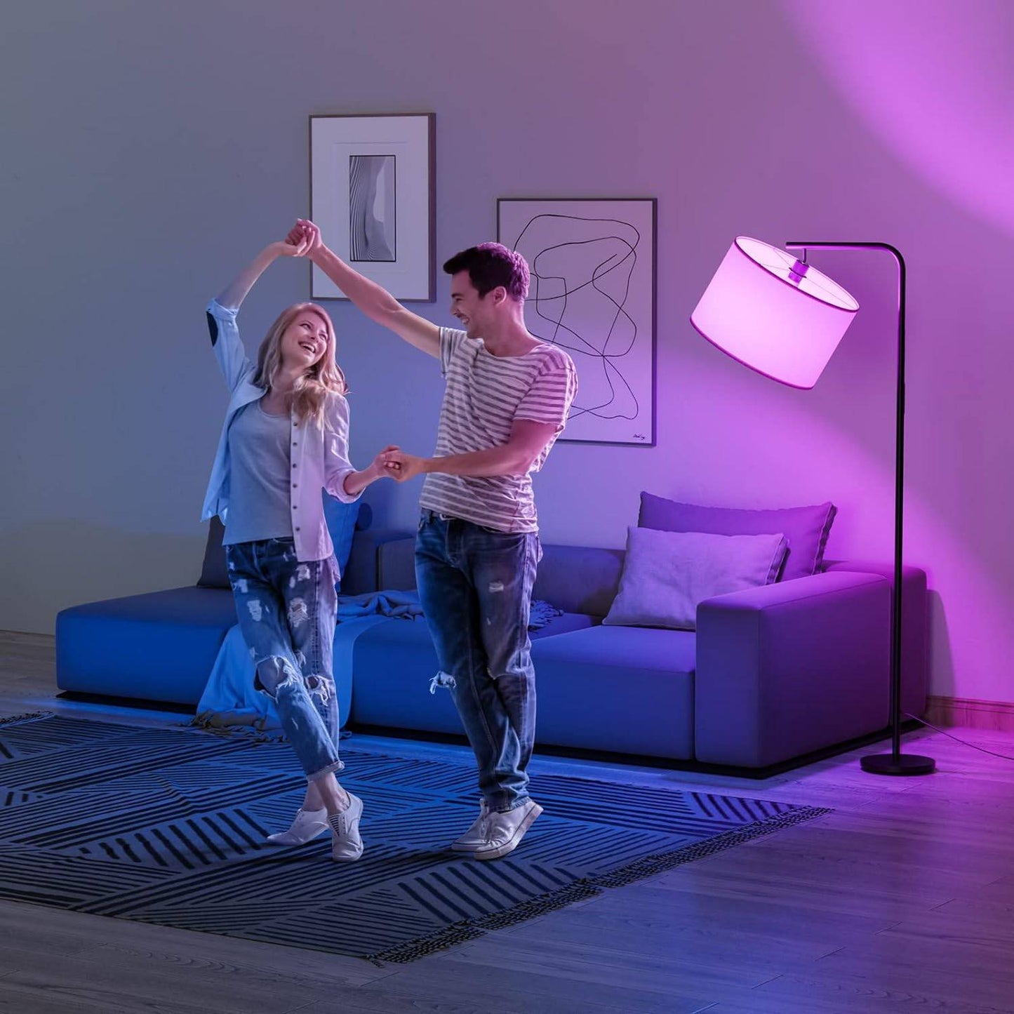 Multicolor RGB Living Room Lamp