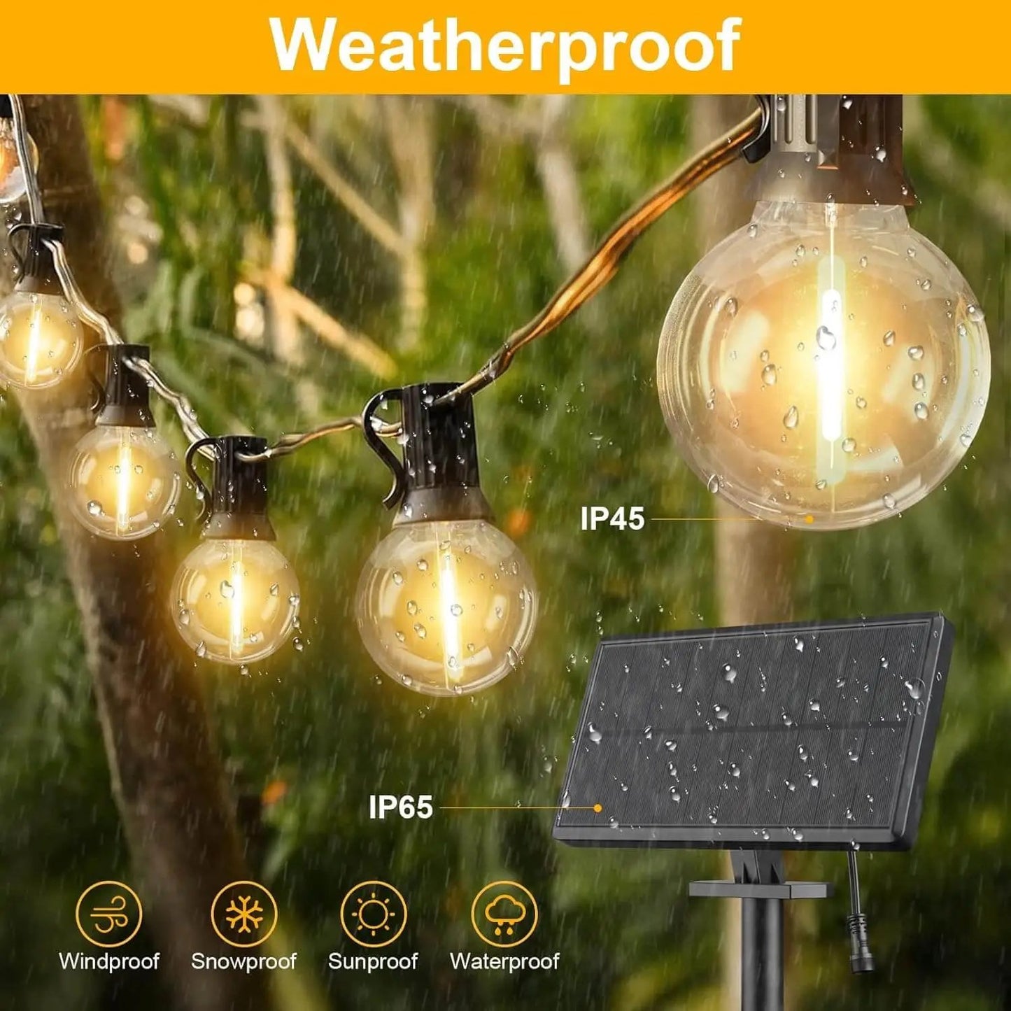 LED Outdoor Solar Fairy Lights Bulb