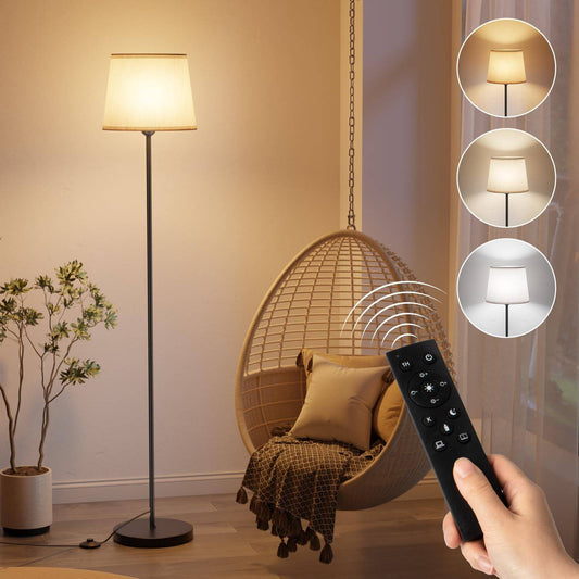 Floor lamp with remote control