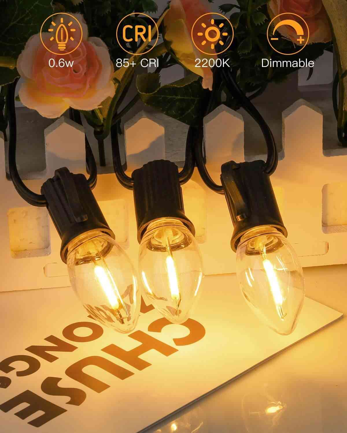 Gluroo LED Night Light C7 Bulbs