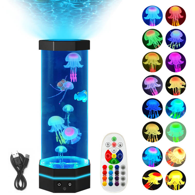 Gluroo™Jellyfish Lava Lamp 17 Colors Changing 15inch