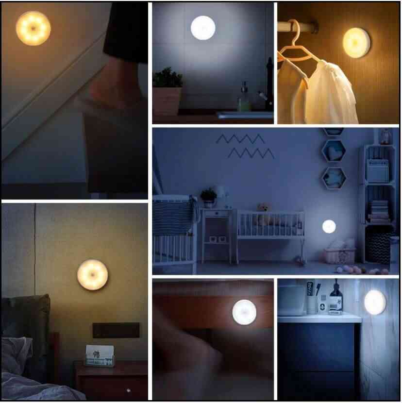 Gluroo Round motion sensor light